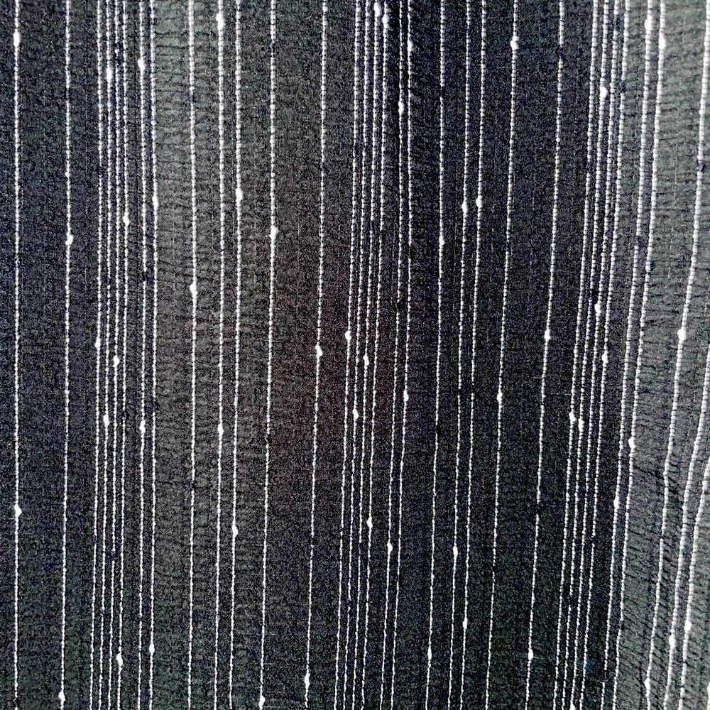 NWT Chico’s Size 1 US Size 8 Pull on Straight Ankle Black & White Stripe Pants - Picture 2 of 6